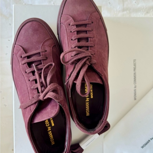 Common Projects Original Achilles Leather Nubuck Sneakers (Women’s Size EU 37) - Picture 2 of 6